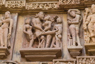Khajuraho Temple is a group of Hindu and Jain temples situated in Chhatarpur district in the Indian state of Madhya Pradesh.