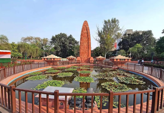 Jallianwala Bagh is a tragic reminder of the brutalities of British colonialism in India and a memorial to the victims of the infamous massacre that took place on its grounds.